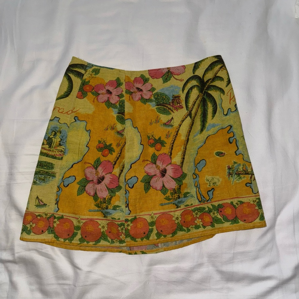 Tropical Print Women's Skirt